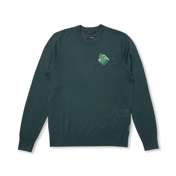 Armani Exchange green sweatshirt Pullover