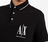 ARMANI EXCHANGE ICON LOGO POLO (Black)