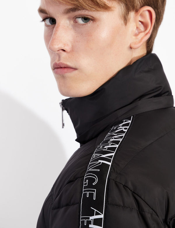 Armani exchange PADDED JACKET WITH DETACHABLE HOOD