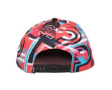 Staple AOP NEON SPORT SNAPBACK (2104X6514) red