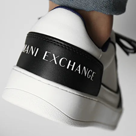 Armani Exchange Black White Shoes