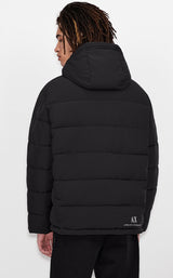 ARMANI EXCHANGE 30TH ANNIVERSARY PUFFER JACKET (BLACK)