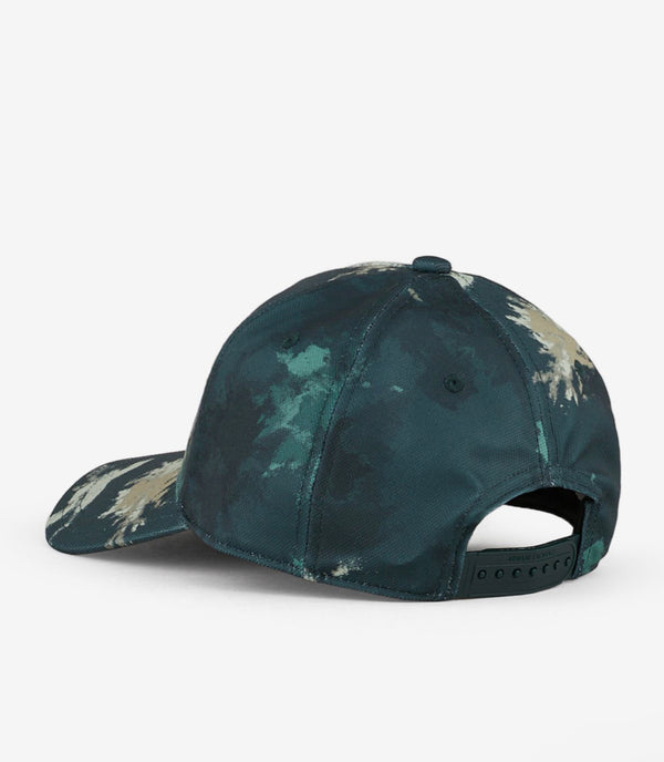 ARMANI EXCHANGE CAMOUFLAGE BASEBALL CAP (GREEN)