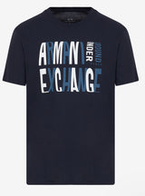 Armani exchange REGULAR FIT T-SHIRT Navy/blue