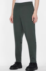 ARMANI EXCHANGE COTTON BLEND JERSEY JOGGER SWEATPANTS (Green)