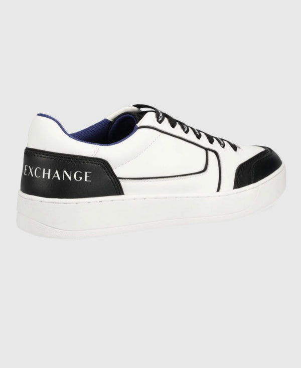 Armani Exchange Black White Shoes