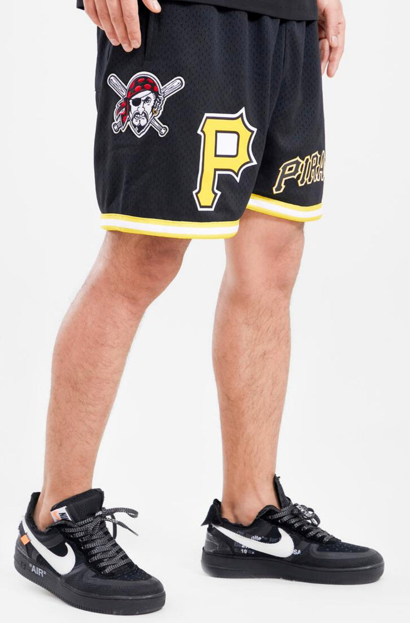 Pro Standard Mens MLB Pittsburgh Pirates Pro Team Shorts LPP331594-BLK Black XL