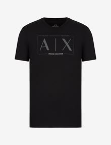 Armani Exchange Black Gray Tshirt