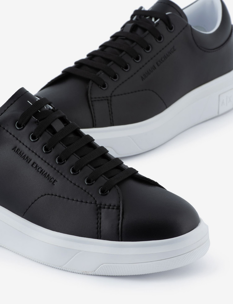 Armani Exchange black white shoes