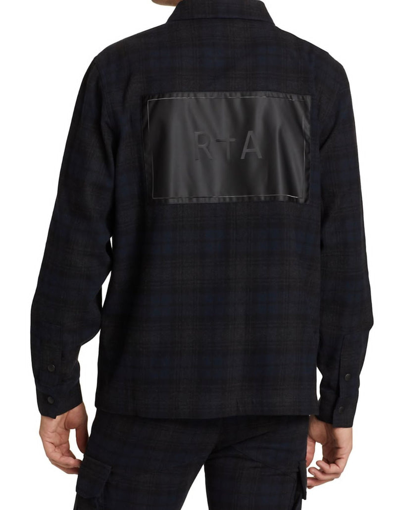 RtA Parlan Plaid Shirt Jacket