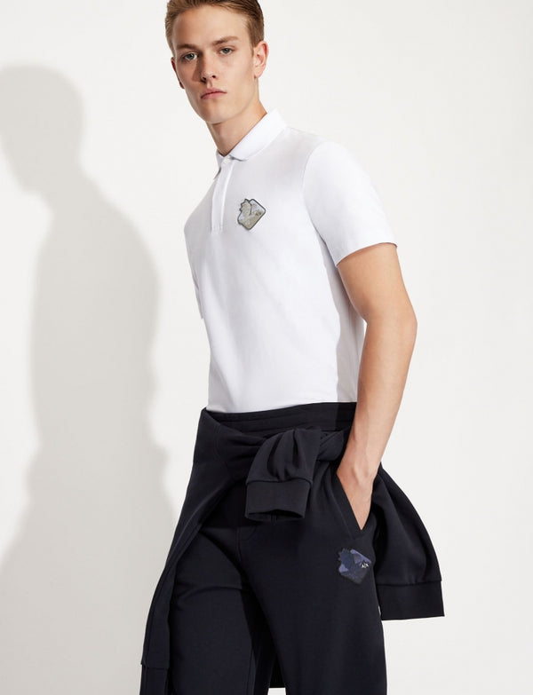 armani exchange eagle navy sweatpants