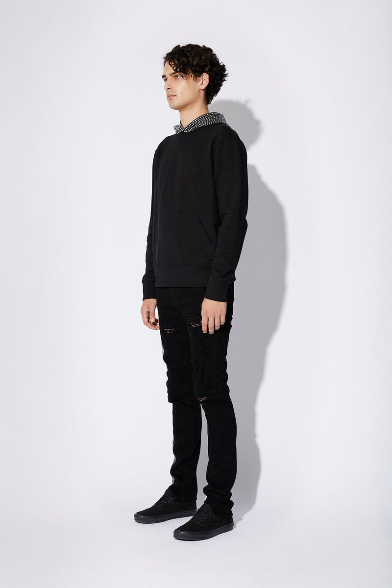 RtA Dion sweatshirt |Black studs