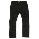 Makobi M1969 BONDI SHREDDED JEANS - BLACK BLACK