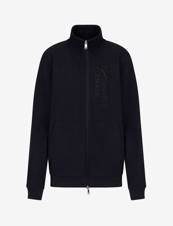 Armani exchange (navy zip up Sweatshirt)