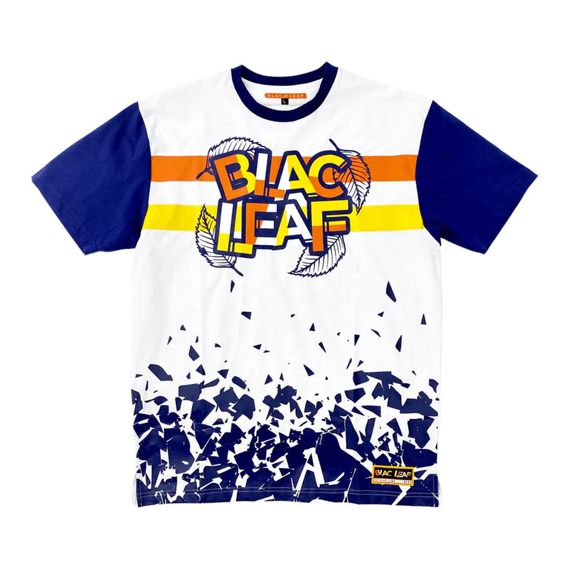 BLAC LEAF SHATTERED LEAFS SHIRT BLNLTR-108 WHITE