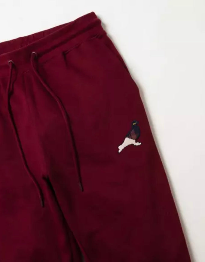 Staple Burgundy University Sweatpant)