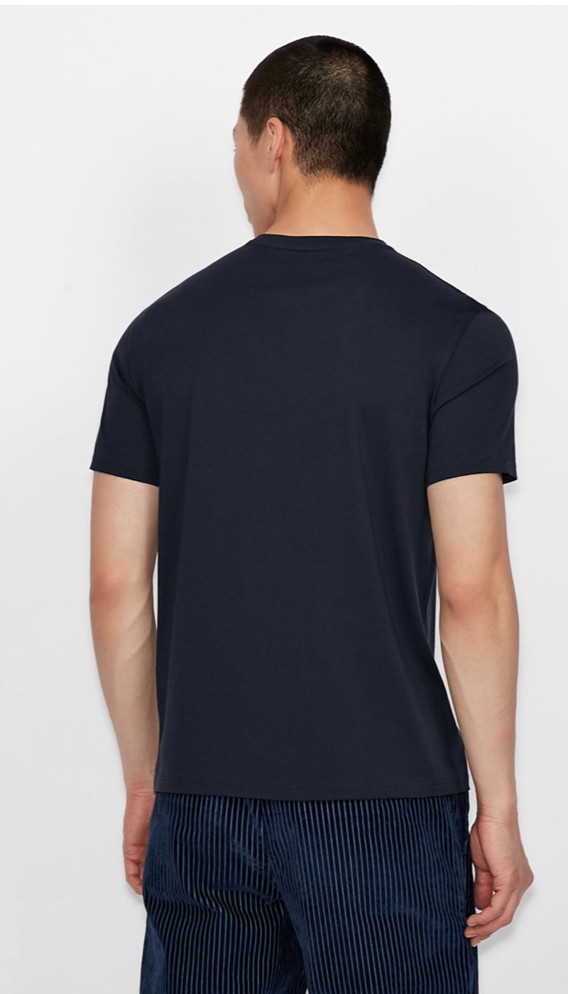 Armani exchange REGULAR FIT T-SHIRT Navy/blue