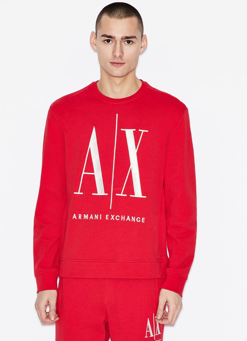 EXCHANGE ICON LOGO SWEATSHIRT (Red