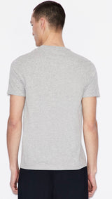 Armani exchange regular fit logo t-shirt (gray)