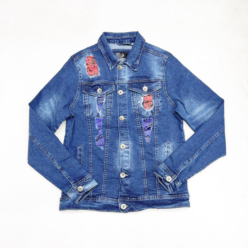 Black pike (blue Denim jacket)