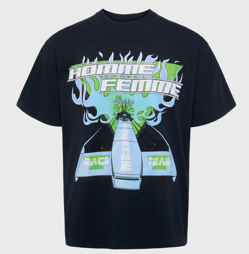 Homme femme Formula One Tee Charcoal (HFSS2022120-1)