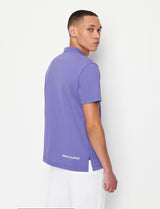 Armani exchange COTTON PIQUET POLO SHIRT Purple