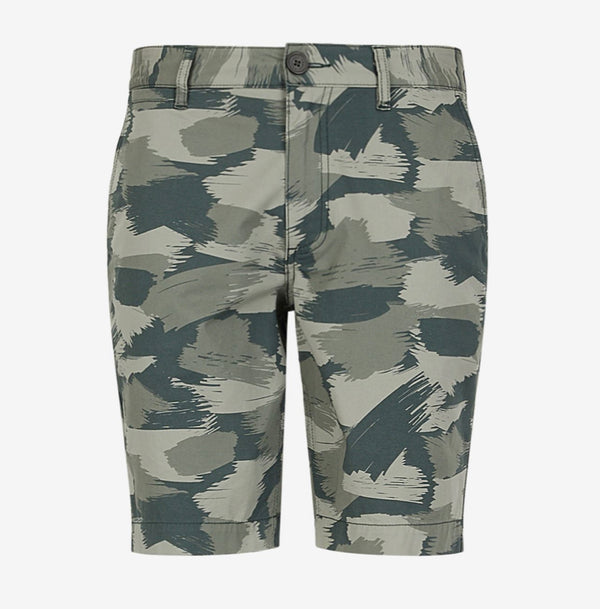 ARMANI EXCHANGE STRETCH COTTON TWILL SHORTS (GREEN)