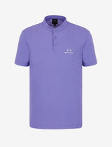 Armani exchange COTTON PIQUET POLO SHIRT Purple