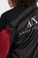 armani exchange reversible black red Jacket